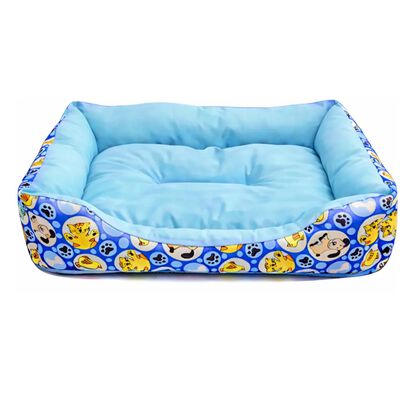Cama Grande Cama AZUL 18 cm x 75 cm x 65 cm