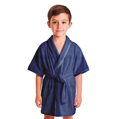 Bata Ba&ntilde;o Suave Liso C&oacute;modo Tama&ntilde;o Infantil Algod&oacute;n Concord