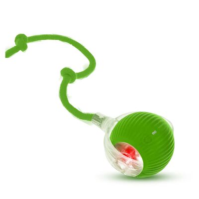 Juguetes Para Gato El&eacute;ctrico Pelota Interactiva De 360 Verde