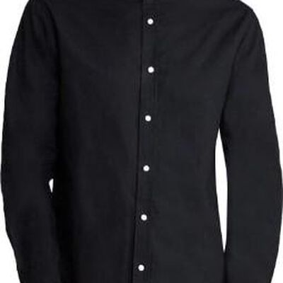 Camisa casual caballero negro D.e.e.p Selection modelo CMMZ