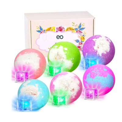 Bombas De Ba&ntilde;o Luminosas Con Aceites Esenciales