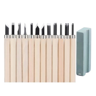 Juego De Formones Madera Chisel Set 13 Piezas Acero Manganeso