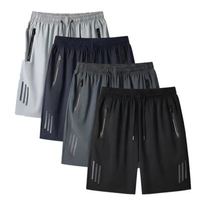 Shorts Para Correr Gym Ropa Ropa Hombre Talla XXXG Negro/Gris/Azul/Gris claro
