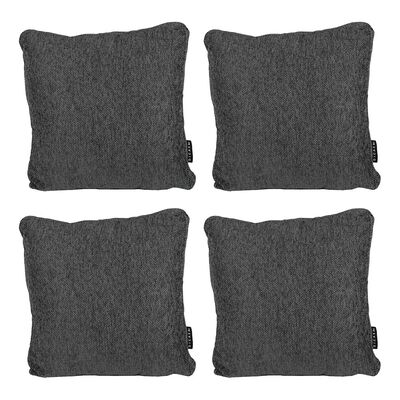 Set de 4 Cojines Decorativos Dicasa Zita Gris Oxford Cuadrado Grande