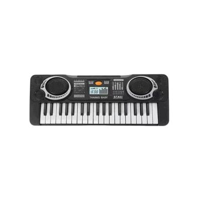 Piano infantil de 37 teclas juguete musical educativo Modelo Negro