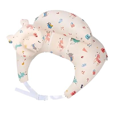 Almohada Coj&iacute;n De Lactancia Para Beb&eacute; Amamantar Multifunci&oacute;n Crema
