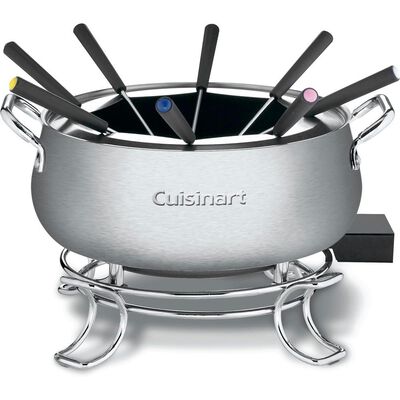 FONDUE ELECTRICO CUISINART CFO-3SS 2.8L 8 TEMP QUESO CHOCOLA
