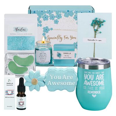 Conjunto &Uacute;nico De Cestas De Regalo De Spa, Regalo, Vela Perf