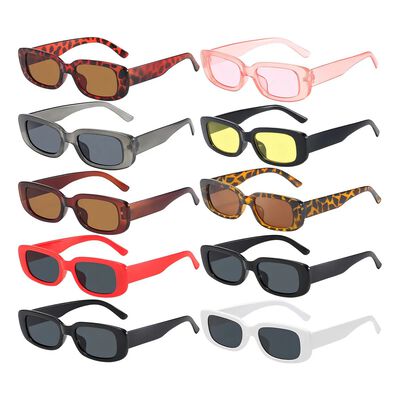 Gafas De Sol Rectangulares Estilo Vintage 10 Piezas