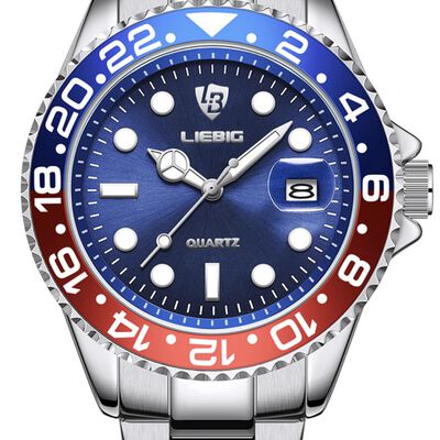 Reloj De Cuarzo Para Hombre Reloj Pulsera Impermeable L1098