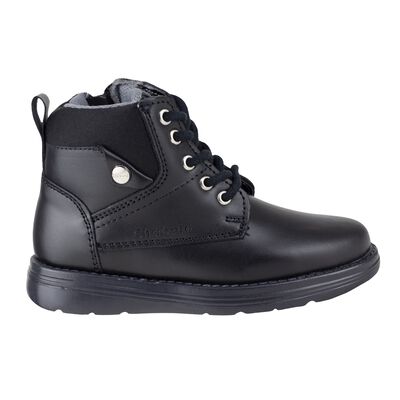 Bota Escolar Chabelo Ni&ntilde;o C192-a Piel Negro 15-21.5