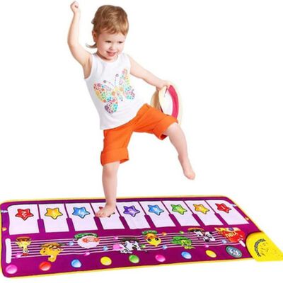 Tapete Musical Piano Alfombra Infantil Juguetes Educativos morado