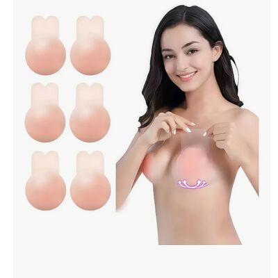 3 Pares Cubre Pezon Pezonera Silicon Adherible Levanta Busto