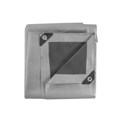 Lona Gris Uso Rudo Multifuncional 3 X 6 Mts Toldo