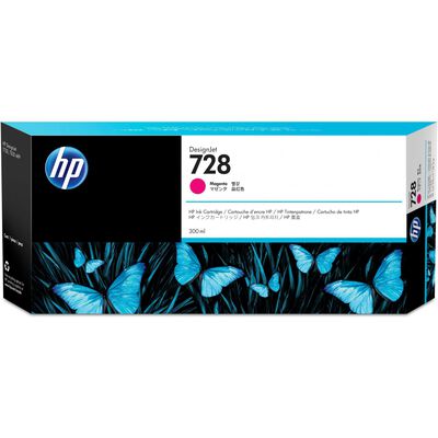 Cartucho HP 728 Magenta Original 300 ml DesignJet T730 T830
