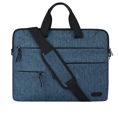 Bolsa Malet&iacute;n Para Port&aacute;til De 15.6'' Azul con Grisaceo