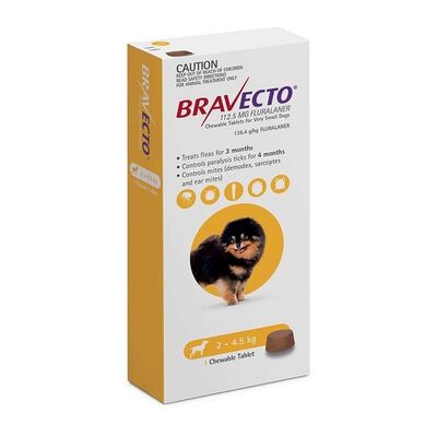 Bravecto 2-4.5kg..