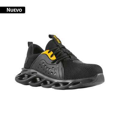 Tenis de seguridad #26, casquillo met&aacute;lico, negros Pretul ZC-026TN Nuevo