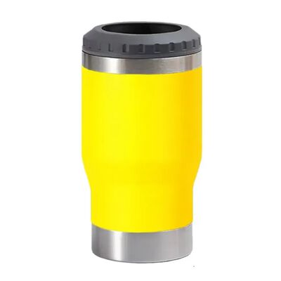 Portalatas De Cerveza 14oz Acero Inoxidable Vaso T&eacute;rmico Amarillo