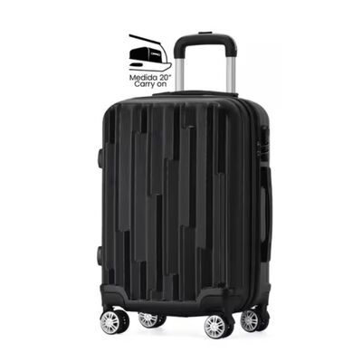 Maleta De Viaje R&iacute;gida Carry On De Mano Cabina Modelo Prisma 20 Pulgadas 10 Kg Con Candado Seguridad