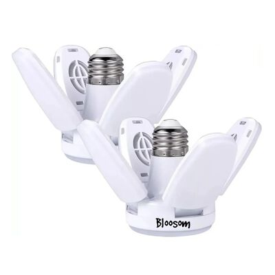 Luz Led Deformable De Garaje Led 6000lm 60w 2pzs Blanco