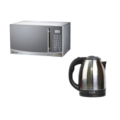 Horno de Microondas Mirage 0.7 FT3 + Hervidor El&eacute;ctrico Lar LARLB-0005 de Regalo ENDY