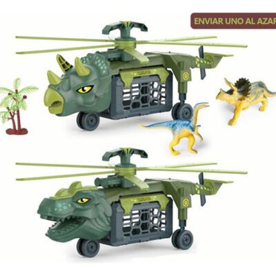 Juguete De Dinosaurio Veh&iacute;culo Transportador 1 Pieza Verde