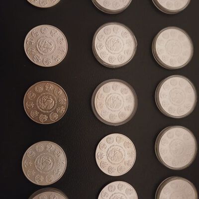 Lote 15 monedas onzas Plata Pura Libertad ley .999 Nuevas Sin Circular .