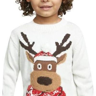 Sueter abrigadora bebe beige Next & Co modelo UGT2