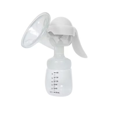 Extractor De Leche Manual Con Recipiente De Almacenamiento Sacaleche Y Alimentaci&oacute;n Bebe Color Blanco
