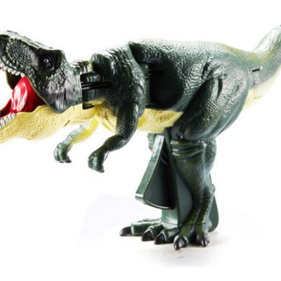 Clip De Resorte Telesc&oacute;pico De Descompresi&oacute;n De Dinosaurios Color verde