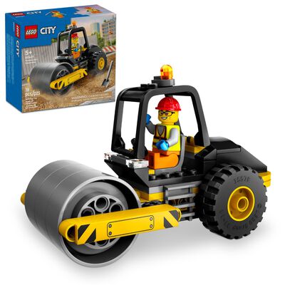 Set LEGO City Aplanadora 60401 78 Piezas COLOR AMARILLO Con Minifigura Desde 5 A&ntilde;os Veh&iacute;culo De Construcci&oacute;n