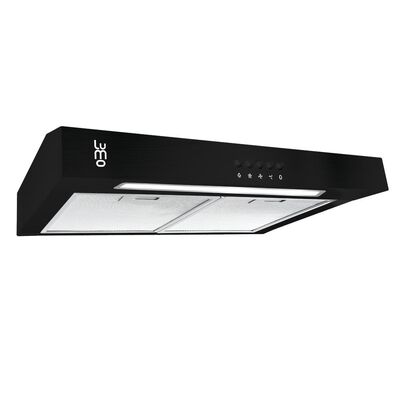 Campana Cocina Extractora de Pared 60 cm Acero Inox Luz Led