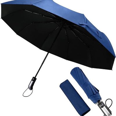 Salandens Paraguas,Sombrillas Para Lluvia Autom&aacute;tico,Encendido y Apagado Autom&aacute;tico,Paraguas Con 10 Varillas,Sombrilla Para Protecci&oacute;n Uv,Paraguas Para Lluvia Anti-Viento,Paraguas De Bolsillo.