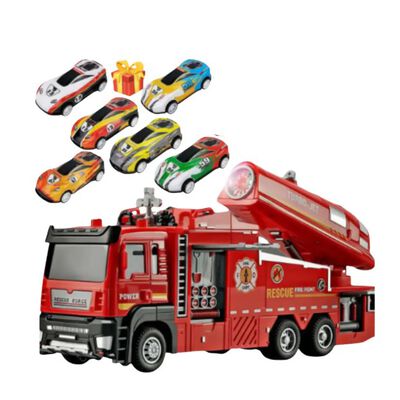 Juguete Infantil de Bomberos Rojo