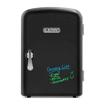 ICEMAN Mini Refrigerador Compacto con Superficie de Pizarra