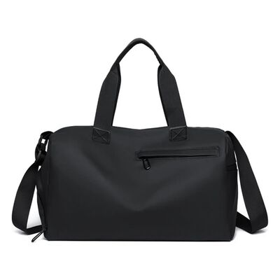 Bolso Deportivo de Viaje para Gym con Compartimento para Zapatos - Negro
