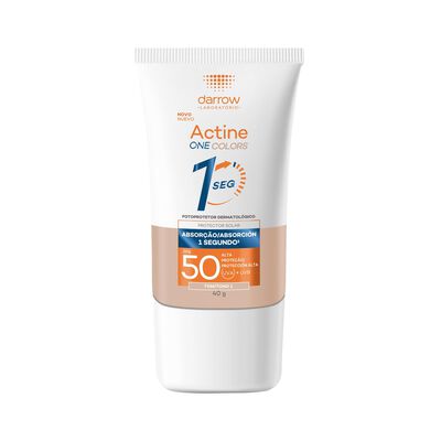 Darrow Actine One Colors Protector Solar Facial FPS50 Tono Claro, 40ml