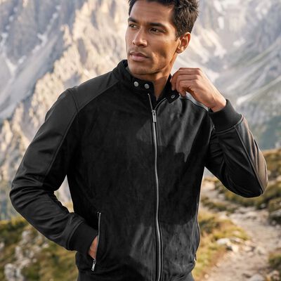 Chamarra Hombre Negro American Fly 51406001