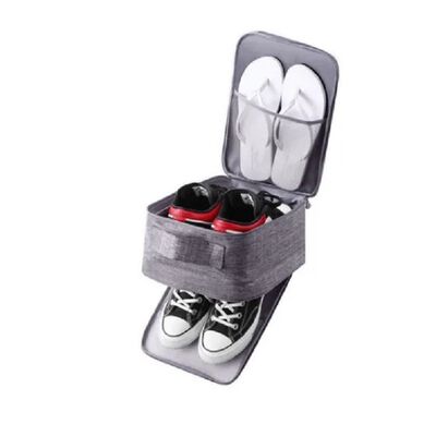 Bolsa Impermeable Para Almacenar Zapatos De Varias Capas Gris