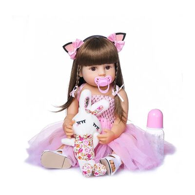 Mu&ntilde;eca De Silicona De Cuerpo Completo De 55 Cm