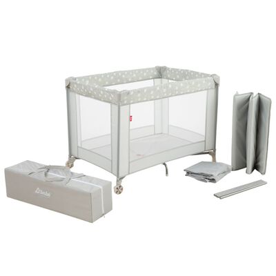 Corral Cuna DBebe Convertible a Colecho Toto Gris ENDY