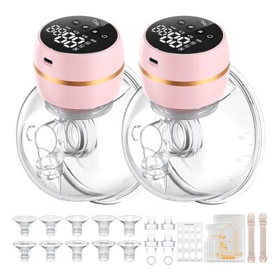 2pcs Extractor De Saca Leche El&eacute;ctrico Port&aacute;til Manos Libres,