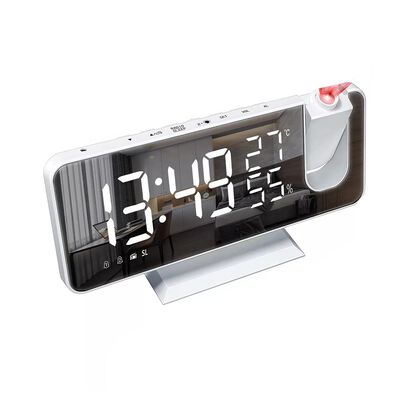 Reloj Despertador Led Con Radio y Proyector, Pantalla Grande