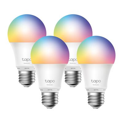 TP-Link Tapo L530E Kit 4 Focos Inteligentes WiFi Multicolor LED E27 Alexa y Google Assistant