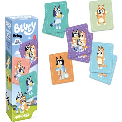 Juego De Mesa Memoria en Torre Bluey Colores