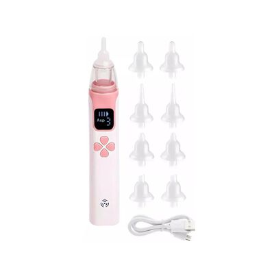 Aspirador Nasal Beb&eacute; Saca Mocos Seguro El&eacute;ctrico Limpiador Color Rosa