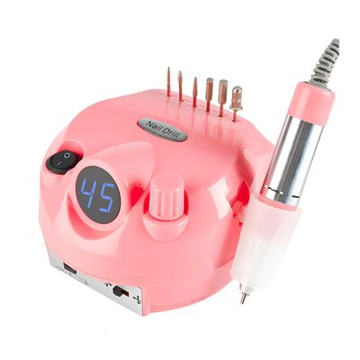 Drill Para Unas Esmeril Para U&ntilde;as Rosa