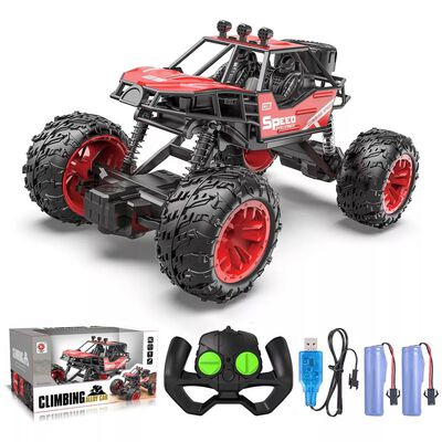 Carros Control Remoto Escalada Juguetes Para Ni&ntilde;os + 2 Pilas color NEGRO.