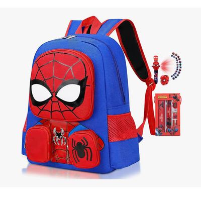 Mochila Escolar Spider Man Mochila Para Ni&ntilde;os 3d Dibujos Animados Mochila Para Hombre Ara&ntilde;a